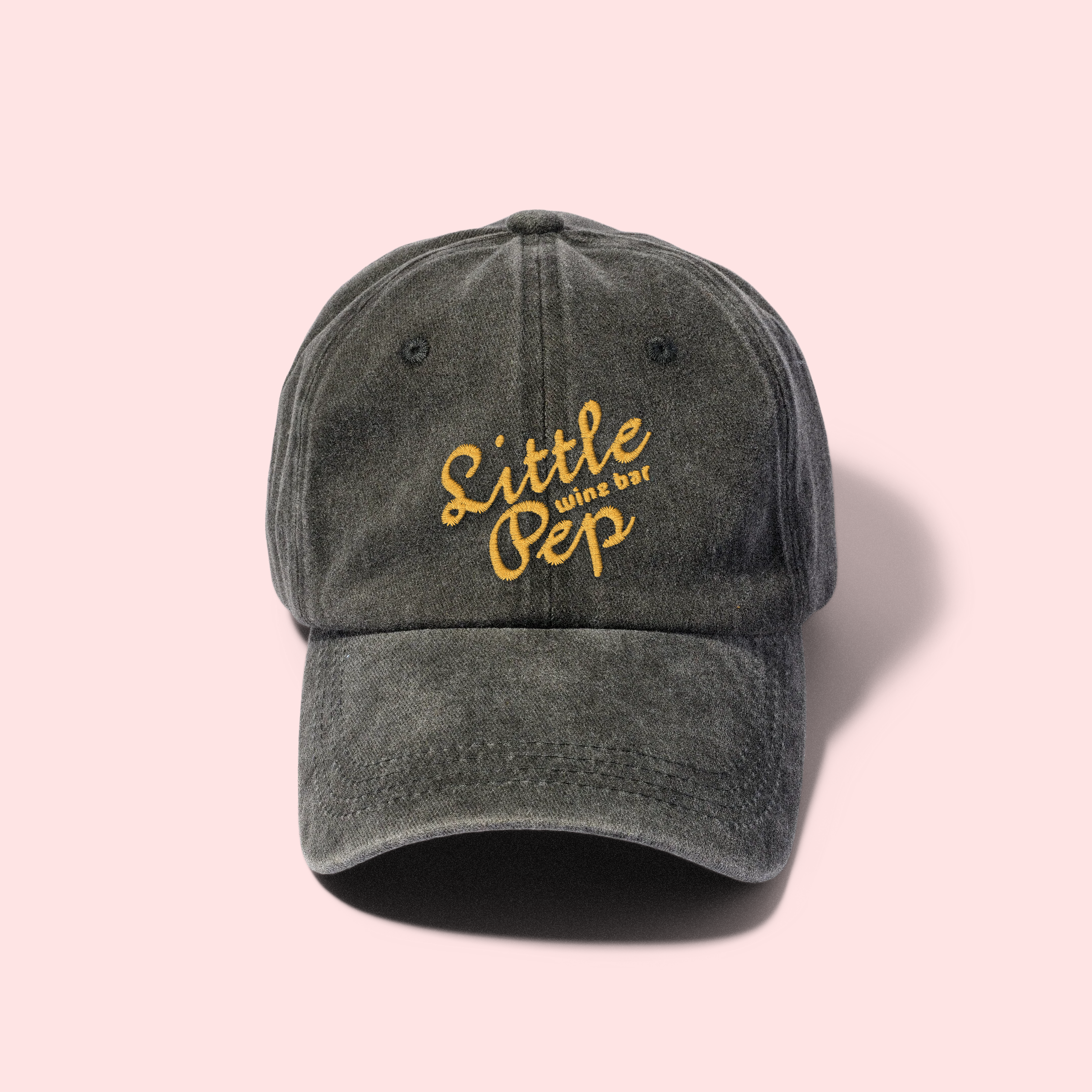 WASHED BLACK & GOLD HAT